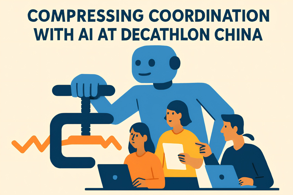 Compressing Coordination with AI at Decathlon China