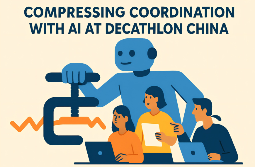 Compressing Coordination with AI at Decathlon China