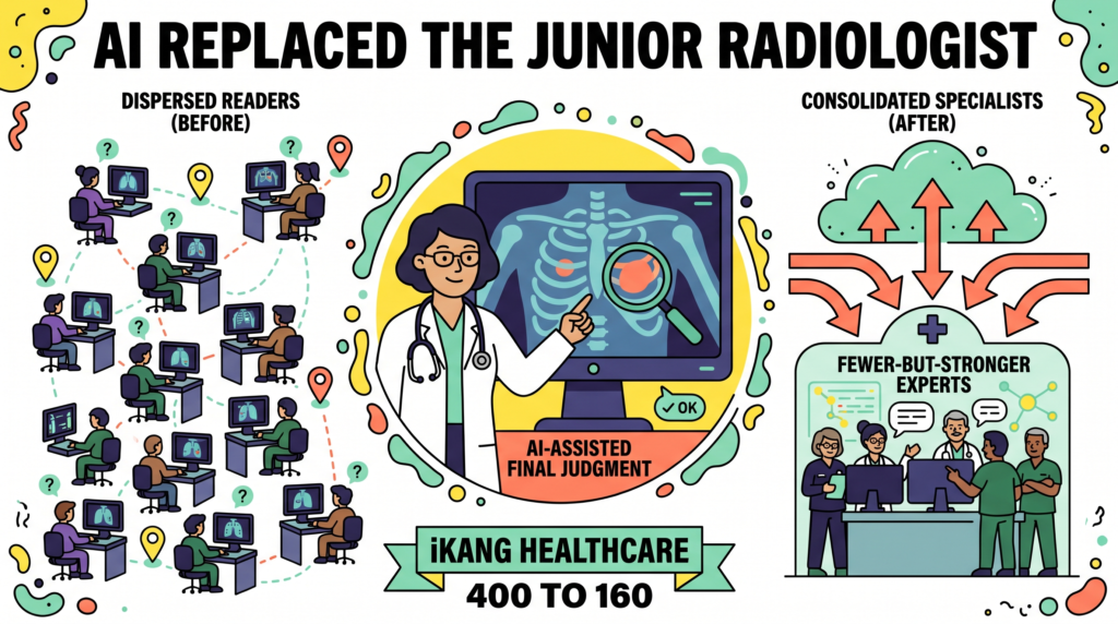 AI Didn’t Replace the Radiologist. It Replaced the Junior One